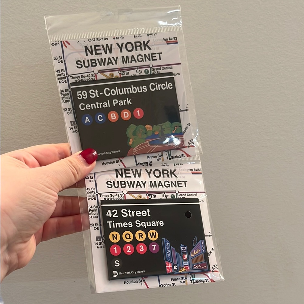 New York Subway Magnet New From New York Transit Museum Only Limited Edition GWP